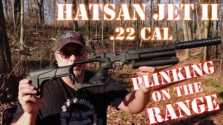 Hatsan Jet 2 22 Cal  Plinking On The Range [upl. by Noletta]