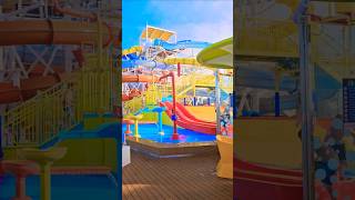 Water park minigolf Mardi gras carnival🛳 travel 2024 cruiseshipwaterparkfypforyou shorts [upl. by Norrag]