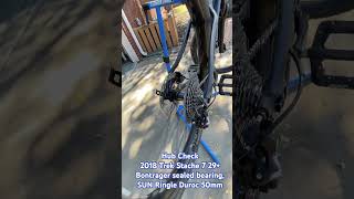 Hub Check 2018 Trek Stache 7 29 Bontrager sealed bearing hub on SUN Ringle Duroc rim 50mm width [upl. by Elvia]