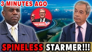 Nigel Farage BEGS Lammy to REMOVE Starmers Damaging Capitulation on Chagos Islands [upl. by Sirc]