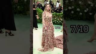 Met Gala Looks 2024 Rated metgala gigihadid kendalljenner rating redcarpet trending dojacat [upl. by Enitsua]