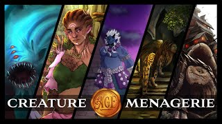 The Creature Menagerie  Critical Role Fan Project [upl. by Morril701]