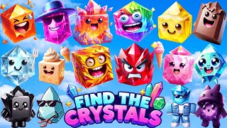 FIND THE CRYSTALS 💖ROBLOX 💖All Badges 50 [upl. by Windzer]