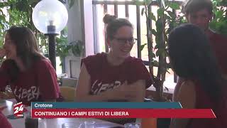 Crotone continuano i campi estivi di Libera [upl. by Vanzant]