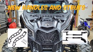 Installing Kemimoto Door Handles and Struts  CanAm X3 [upl. by Dew]