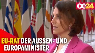 EURat der Außen und Europaminister  Karoline Edtstadler [upl. by Nevin]