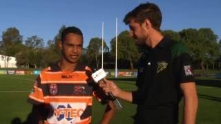 After The 80 Web Extra  Full Interview with Junior Cherbourg Hornets Fullback Keith Gadd [upl. by Landahl500]