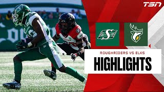 CFL WEEK 18 Saskatchewan Roughriders vs Edmonton Elks FULL HIGHLIGHTS [upl. by Elery122]