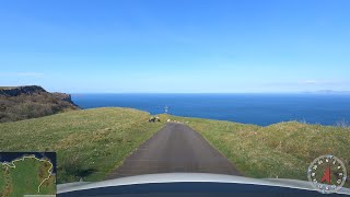 Scenic drive Glenariff Torr Head Benone Beach Causeway Coast Northern Ireland 4K [upl. by Llenart]