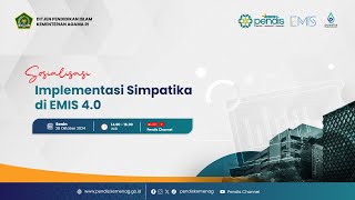 🔴 sosialisasi Implementasi Simpatikadi EMIS 40 [upl. by Gigi]