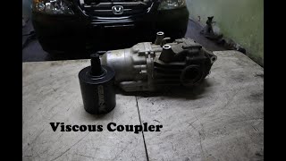 GearX Viscous Coupler install into a All Wheel Drive CRV rear end AWD [upl. by Reprah123]