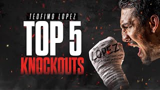 Top 5 Teofimo Lopez Knockouts [upl. by Sixel603]