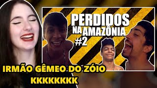 CATIA REAGE A PERDIDOS NA AMAZÔNIA  CONHECENDO AS PIRANHAS 2 [upl. by Amelita]