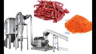 one tonhr chili spice powder Chili powder grinding milling pulverizer  infobrightsailasiacom [upl. by Serena562]