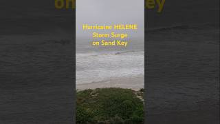 Hurricaine Helene passing by Clearwater Beach Storm Surge 1840 PM Update [upl. by Odlanyer577]