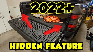 HIDDEN TAILGATE FEATURE ON MY 2023 NISSAN PRO4X LUXURY [upl. by Parry]