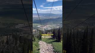 Ride down on a lift in Jackson Hole [upl. by Reiss]