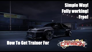 How to get trainer for NFS Carbon [upl. by Lyred]