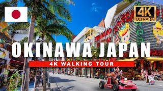 🇯🇵 Okinawa Japan 4K Walking Tour 🌴 Summer Beach town in Naha Okinawa  4K HDR 60fps [upl. by Atiruam]