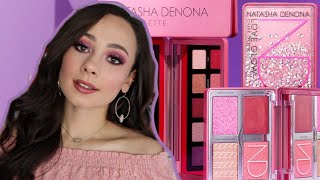 Natasha Denona Love Story Collection  Love Palette amp Love Glow Cheek Palette Review [upl. by Rramahs]