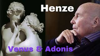 Henze  Venus und Adonis 199395 [upl. by Dao786]