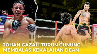 Johan Gazali ingin membalas Kekalahan Dean Hamsah Berlaga di Byon Combat 5 [upl. by Glimp534]