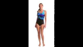 Speedo Jet Stream Ultraback One Piece Swimsuit  SwimOutletcom [upl. by Hanshaw]