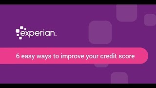 How to Improve Credit Score  6 Ways to Boost Your Rating From Experian [upl. by Naggem248]