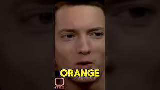 Eminem shockingly discoveres things rhyme with orange eminem music rap slimshady [upl. by Dunton]