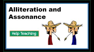 Alliteration and Assonance  Learn Figurative Language [upl. by Mcmillan886]