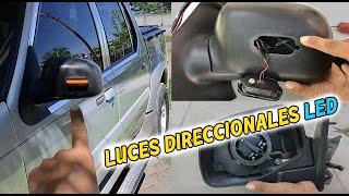 Te Muestro Como Instalar Luces Direccionales En Los Espejos Laterales En Tu Ford ExplorerSport Trac [upl. by Elpmet]