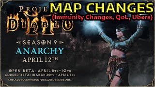 Project Diablo II Season 9  Quick Map Change Review immunities QoL Ubers [upl. by Licec975]