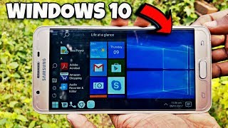 Make Your Any Android to Exactly WINDOWS 10  Without Root [upl. by Aowda284]