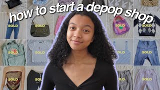 How To Start A Successful Depop Shop For Beginners Get Sales Fast Ship Orders And Make Money [upl. by Enilesoj833]