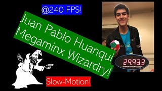 Juan Pablo SlowMotion Megaminx Wizardry 3210 3184 3126 Solves [upl. by Tymes]