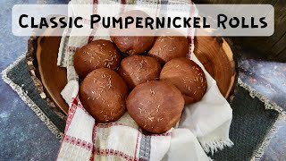 Classic Pumpernickel Rolls [upl. by Shaun]