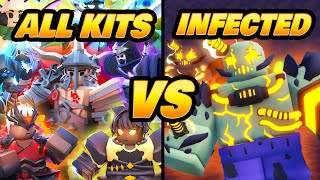 ALL KITS vs INFECTED  Roblox BedWars [upl. by Yentiw194]