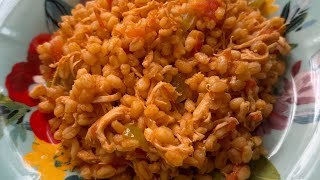 Trigo en salsa de jitomatebulgur pilaf [upl. by Nhaj]