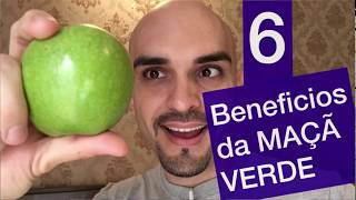 6 BENEFÍCIOS DA MAÇÃ VERDE [upl. by Ardnohsed]