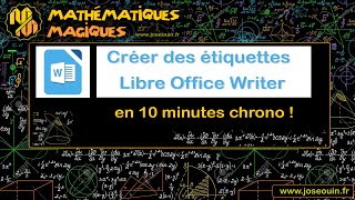 Créer des étiquettes par publipostage en 10 minutes chrono [upl. by Sinclair]