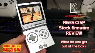 Anbernic RG35XXSP Stock Firmware Review [upl. by Ardle]