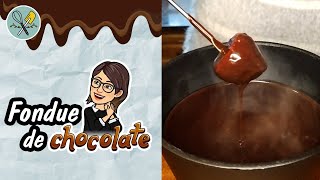 FONDUE DE CHOCOLATE 🍫😋 [upl. by Leuqer]