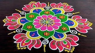 Sankranthi Special Design Rangoli 🌹 Sankranthi Muggulu 🌹 Sankranthi Kolam Rangoli 🌹 Sankranthi Rango [upl. by Mehelhteb]