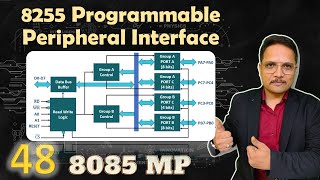 8255 Programmable Peripheral Interface Block Diagram and Working Explained [upl. by Eleanore]