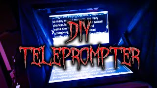 DIY Teleprompter from stuff lying around at home [upl. by Roderich]