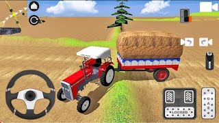 Driving Heavy Tractor And Loading Stones in game 🔥 gamingvideos jcb tractor truck [upl. by Naie]