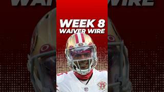 Top Waiver Wire Adds in Fantasy Football for Week 8 🏈 [upl. by Gnagflow799]