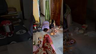 Kanya Pujan 🙏🙏🙏youtubeshorts youtube trending shorts durgapuja fyp viralvideo [upl. by Annaeg]