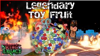 New Legendary Toy Fruit Showcase  King Legacy [upl. by Amaryllis48]