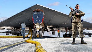 The Extreme Process of Starting US Air Force 2 Billion Stealth Bomber [upl. by Woll]